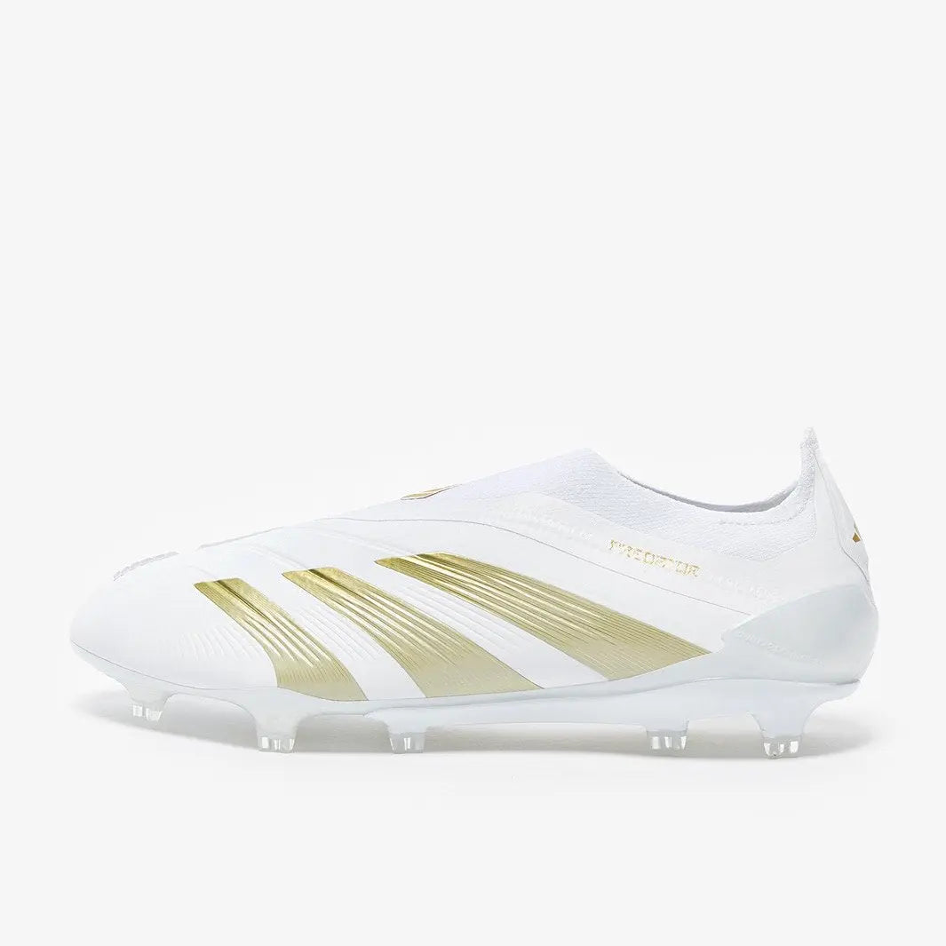 sdSoftFixeadidas Predator Elite Laceless FG gold white