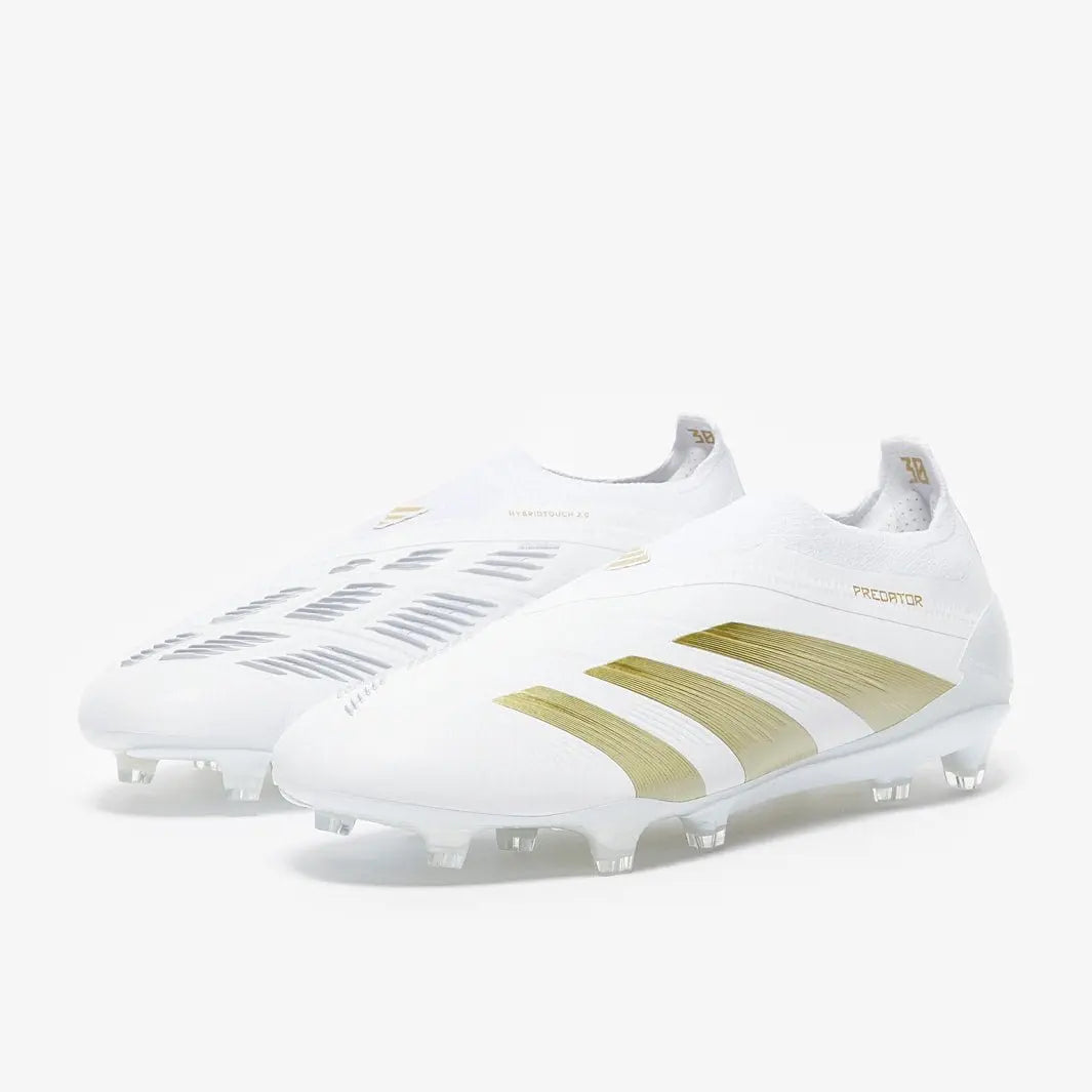 sdSoftFixeadidas Predator Elite Laceless FG gold white